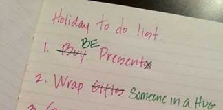 Pro Christmas opinion, CHristmas list