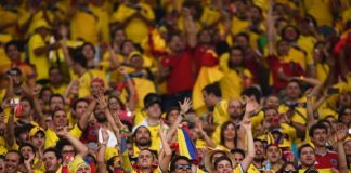 Colombian football fans, Colombian fans in Chile