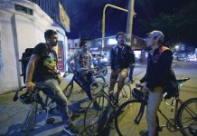 Bicycle couriers Bogotá