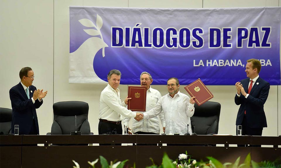 Colombian peace process, transitional zones