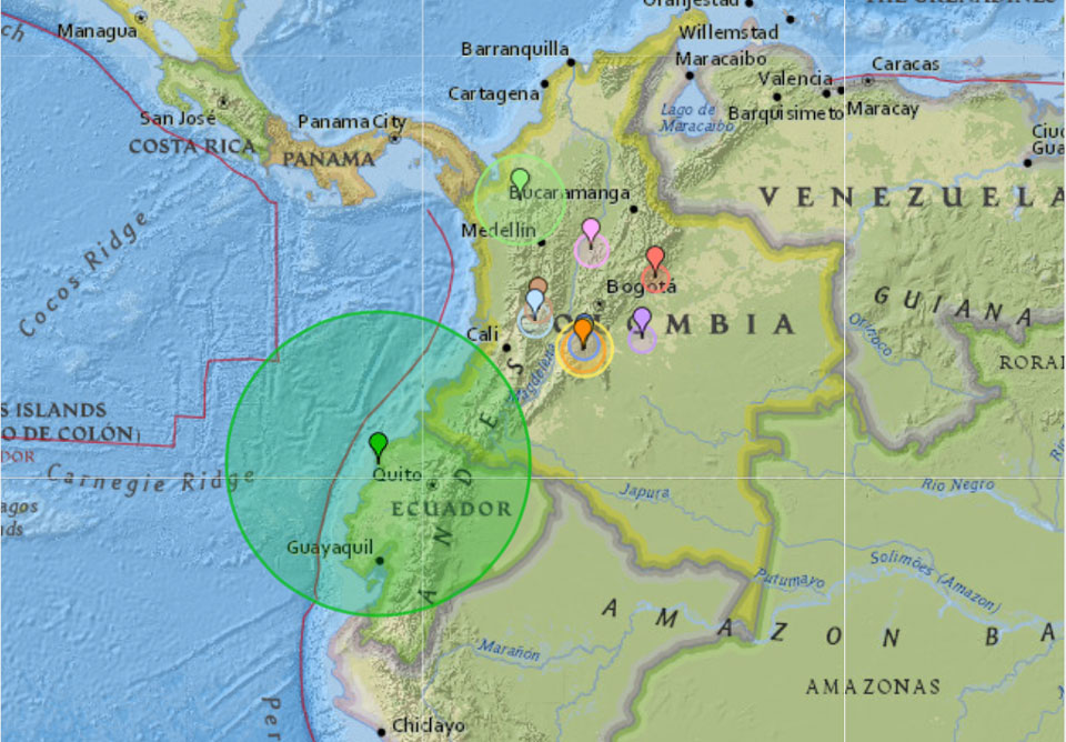 Bogotá tremor