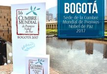 Nobel Peace Laureates, Nobel Peace summit Bogotá