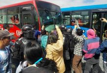 Transmilenio protests