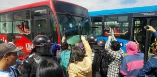 Transmilenio protests