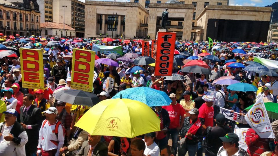 Teacher's strike Colombia