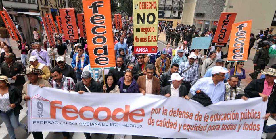 teachers' strike, paro profesores, fecode paro