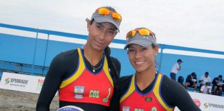 volleyball colombia, Andrea y Claudia Galindo