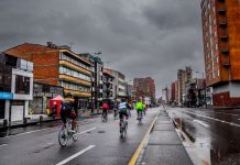 Riding in the rain