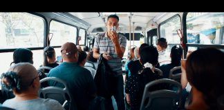 Bus hustlers of medellin