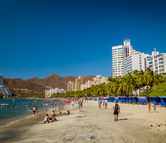 Rodadero beach Santa Marta