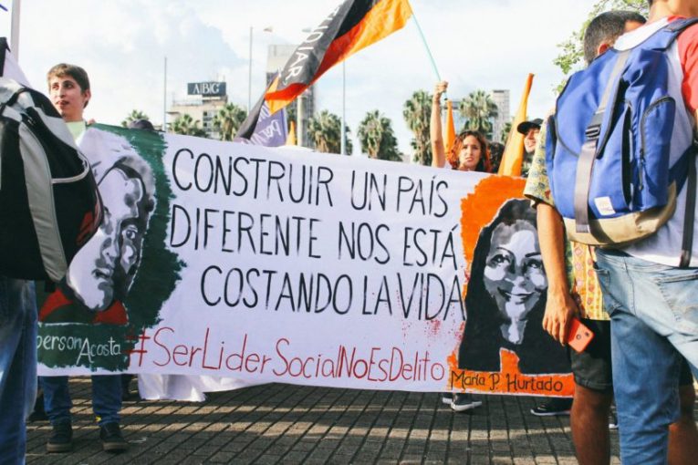 Photos from Medellín’s march for the lives of social leaders