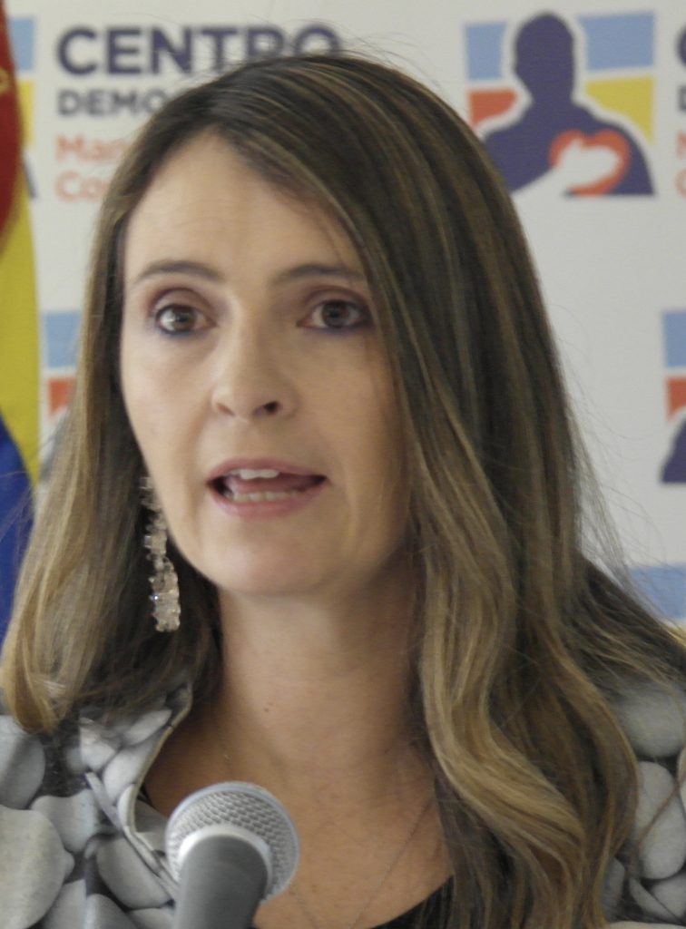 A photo of 2026 Colombian presidential candidate Paloma Valencia from Wikicommons. Used in an article on her candidature for the election.
